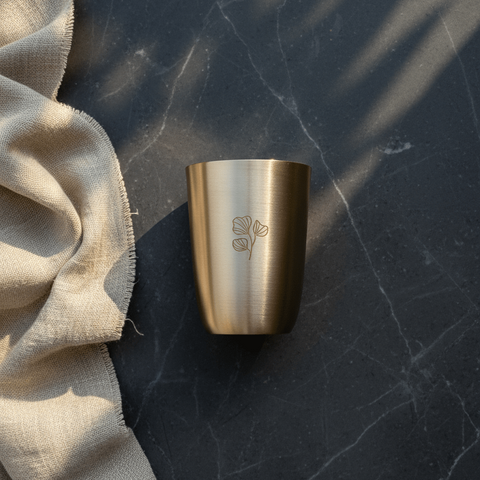 A detailed view of the engraving on Kansa Cup