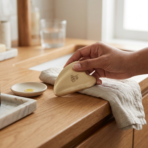 Kansa Gua Sha Facial Massage Tool