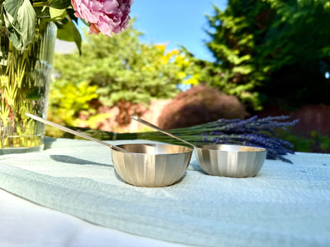 Kansa Fluted Bowl Set - Aurevaa