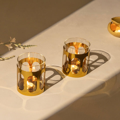 Oval Glow Votives - Aurevaa